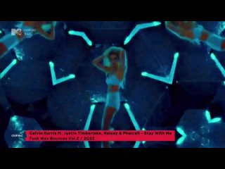 calvin harris ft. justin timberlake, halsey pharrell william - stay with me (mtv russia) 16